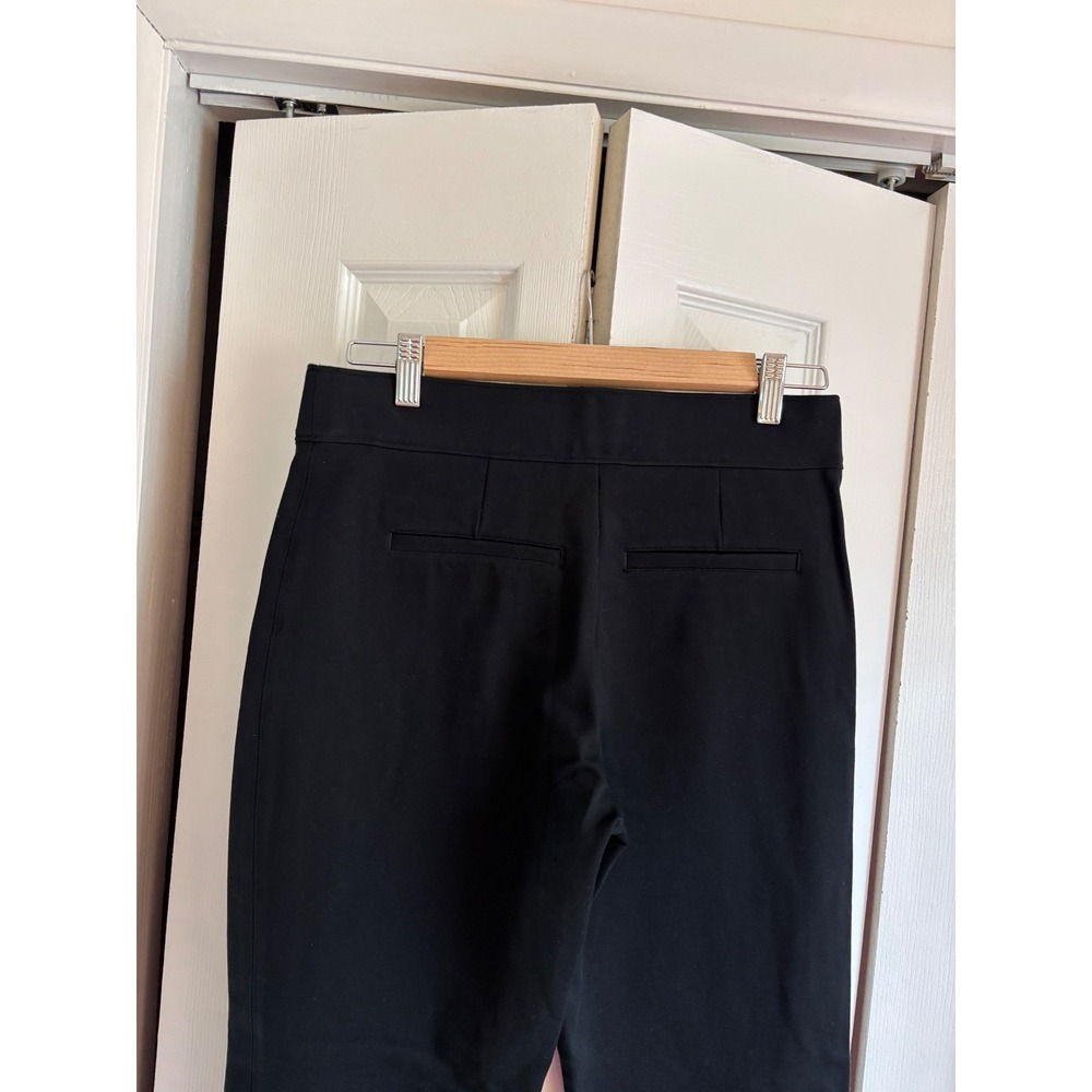 SPANX Hi-Rise Straight Leg Pull-On Pants Size Medium Black Ponte MSRP $158 - Picture 6 of 7